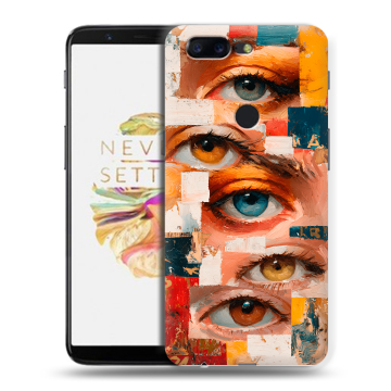 Силиконовый чехол на OnePlus 5T с принтом Модный принт