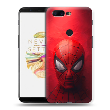 Силиконовый чехол на OnePlus 5T с принтом Spiderman Человек паук