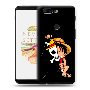 Силиконовый чехол на OnePlus 5T с принтом One Piece Ван Пис Силиконовый чехол на OnePlus 5T с принтом One Piece Ван Пис