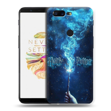 Силиконовый чехол на OnePlus 5T с принтом Harry Potter Гарри Поттер