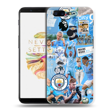 Силиконовый чехол на OnePlus 5T с принтом Man City Манчестер Сити Силиконовый чехол на OnePlus 5T с принтом Man City Манчестер Сити