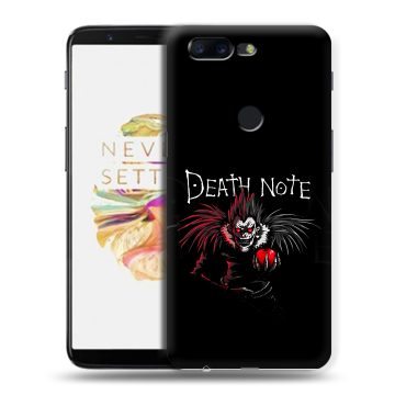 Силиконовый чехол на OnePlus 5T с принтом Death note Тетрадь смерти