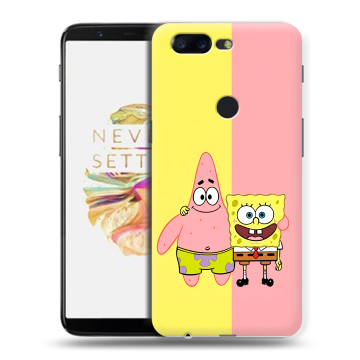 Силиконовый чехол на OnePlus 5T с принтом Спанч боб Спанчбоб