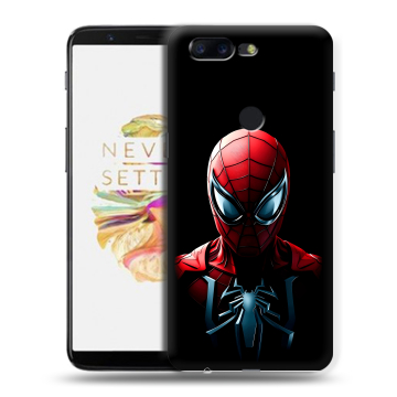 Силиконовый чехол на OnePlus 5T с принтом Spiderman Человек паук Силиконовый чехол на OnePlus 5T с принтом Spiderman Человек паук