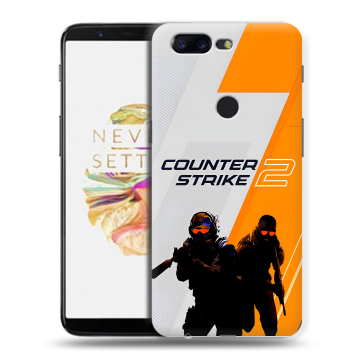 Силиконовый чехол на OnePlus 5T с принтом Counter Strike
