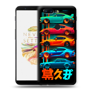 Силиконовый чехол на OnePlus 5T с принтом машины тачки Силиконовый чехол на OnePlus 5T с принтом машины тачки