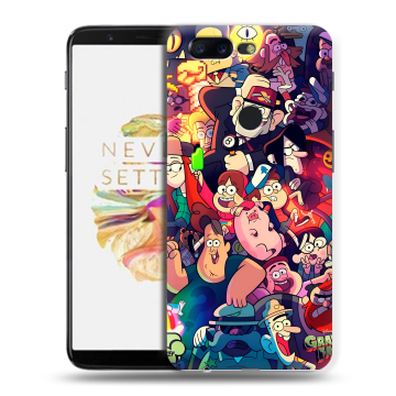 Силиконовый чехол на OnePlus 5T с принтом Gravity Falls Гравити Фолз