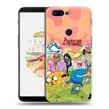 Силиконовый чехол на OnePlus 5T с принтом Adventure time Время приключений Силиконовый чехол на OnePlus 5T с принтом Adventure time Время приключений
