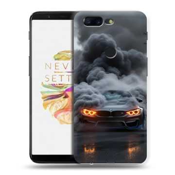 Силиконовый чехол на OnePlus 5T с принтом BMW БМВ