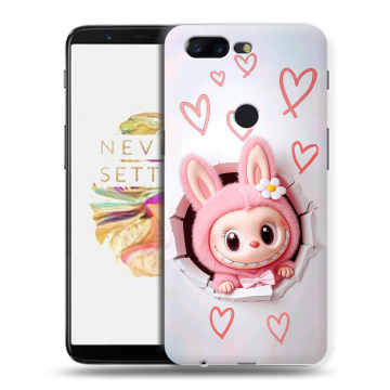 Силиконовый чехол на OnePlus 5T с принтом Labubu Лабубу Силиконовый чехол на OnePlus 5T с принтом Labubu Лабубу