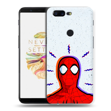 Силиконовый чехол на OnePlus 5T с принтом Spiderman Человек паук Силиконовый чехол на OnePlus 5T с принтом Spiderman Человек паук