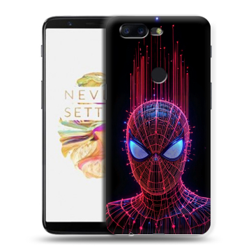 Силиконовый чехол на OnePlus 5T с принтом Spiderman Человек паук