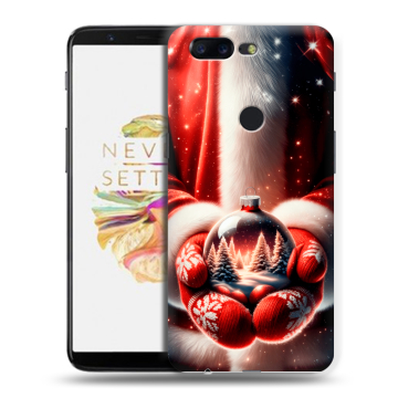 Силиконовый чехол на OnePlus 5T с принтом Новый год Силиконовый чехол на OnePlus 5T с принтом Новый год
