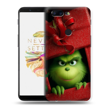 Силиконовый чехол на OnePlus 5T с принтом Новый год Силиконовый чехол на OnePlus 5T с принтом Новый год