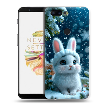 Силиконовый чехол на OnePlus 5T с принтом Новый год Силиконовый чехол на OnePlus 5T с принтом Новый год