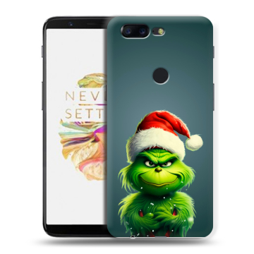 Силиконовый чехол на OnePlus 5T с принтом Новый год Силиконовый чехол на OnePlus 5T с принтом Новый год
