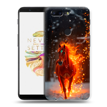 Силиконовый чехол на OnePlus 5T с принтом Новый год Силиконовый чехол на OnePlus 5T с принтом Новый год