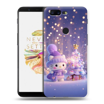 Силиконовый чехол на OnePlus 5T с принтом Новый год Силиконовый чехол на OnePlus 5T с принтом Новый год