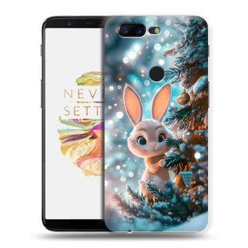 Силиконовый чехол на OnePlus 5T с принтом Новый год Силиконовый чехол на OnePlus 5T с принтом Новый год