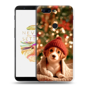 Силиконовый чехол на OnePlus 5T с принтом Новый год Силиконовый чехол на OnePlus 5T с принтом Новый год