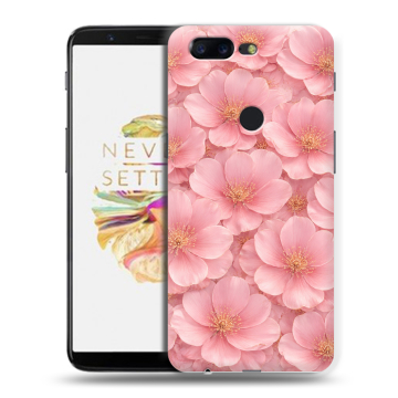 Силиконовый чехол на OnePlus 5T с принтом женский