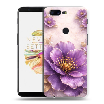 Силиконовый чехол на OnePlus 5T с принтом женский