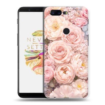 Силиконовый чехол на OnePlus 5T с принтом женский