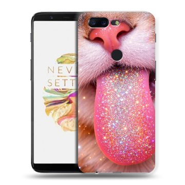 Силиконовый чехол на OnePlus 5T с принтом для девочек