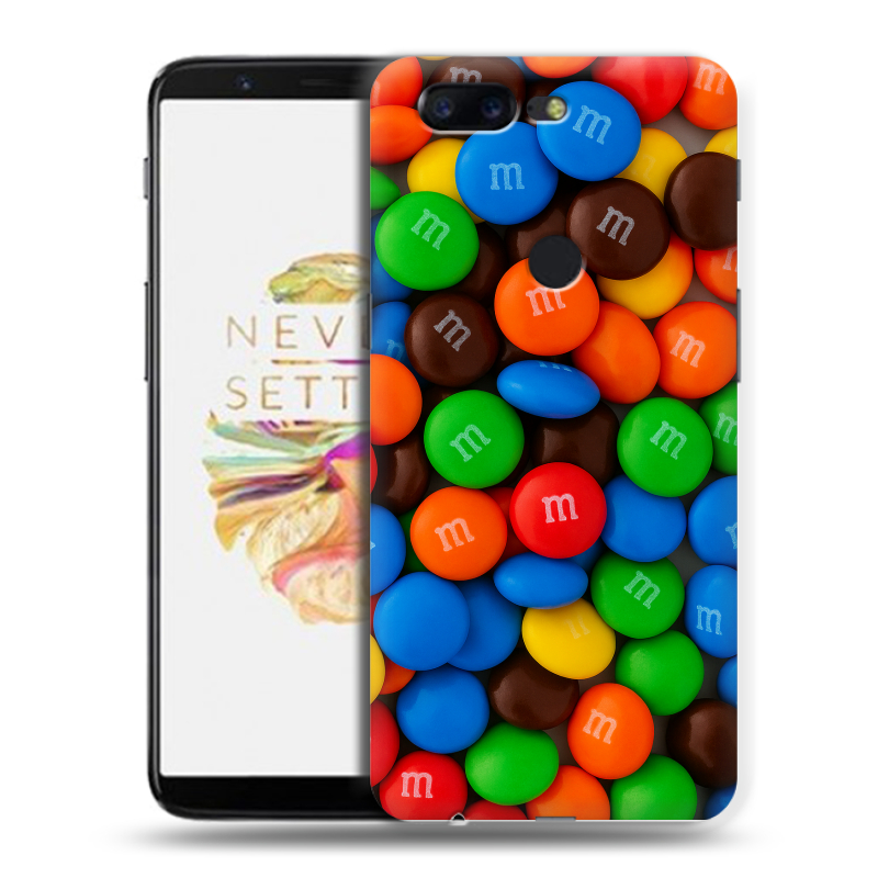 Силиконовый чехол на OnePlus 5T с принтом Конфеты Силиконовый чехол на OnePlus 5T с принтом Конфеты