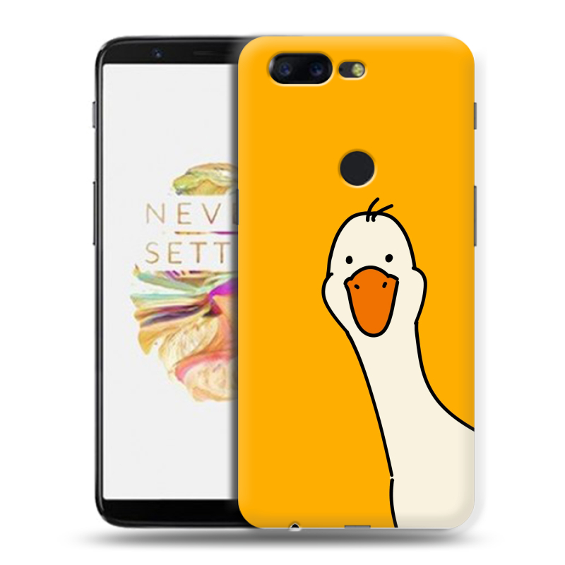 Силиконовый чехол на OnePlus 5T с принтом Утка Силиконовый чехол на OnePlus 5T с принтом Утка
