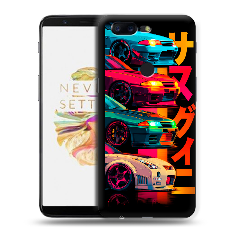 Силиконовый чехол на OnePlus 5T с принтом Гоночные машины Силиконовый чехол на OnePlus 5T с принтом Гоночные машины