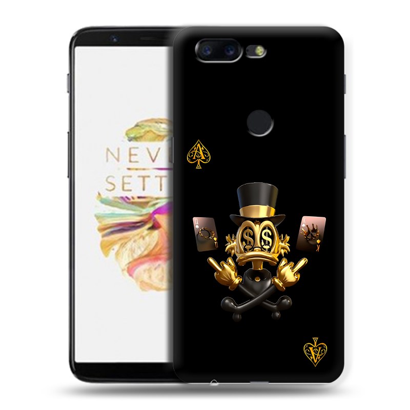 Пластиковый чехол на OnePlus 5T с принтом Золотой скрудж макдак Пластиковый чехол на OnePlus 5T с принтом Золотой скрудж макдак