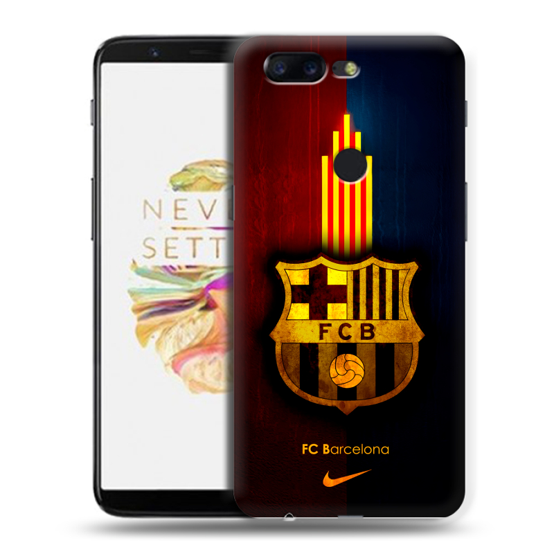 Силиконовый чехол на OnePlus 5T с принтом Барселона Barcelona Силиконовый чехол на OnePlus 5T с принтом Барселона Barcelona