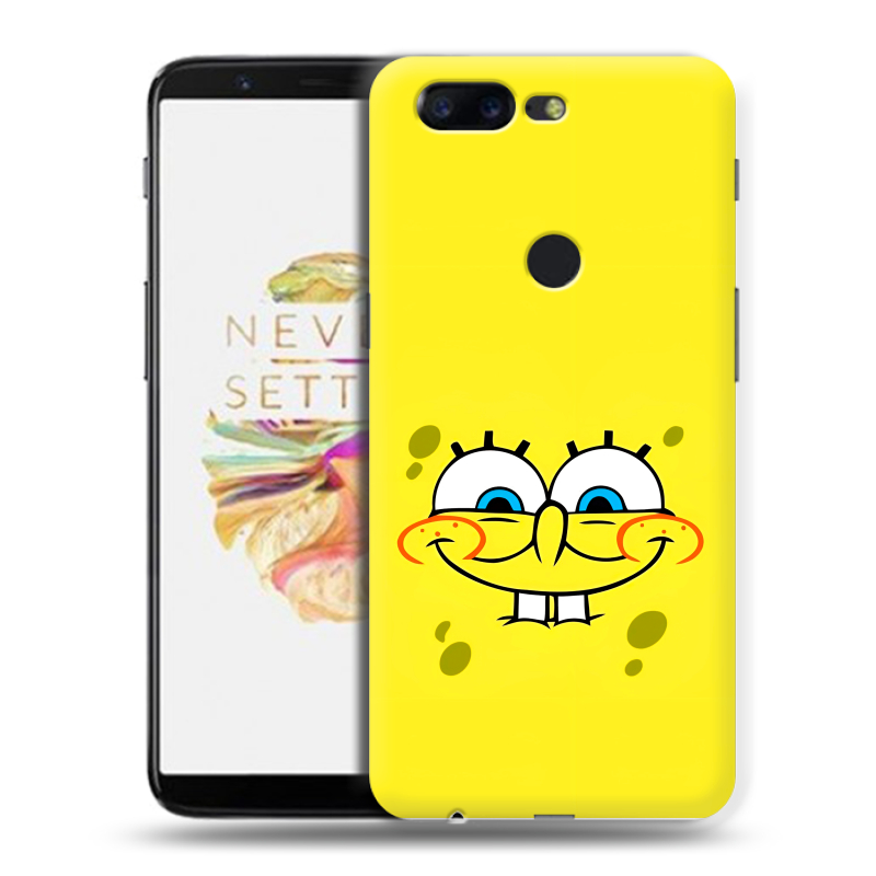 Силиконовый чехол на OnePlus 5T с принтом спанчбоб спанч боб Силиконовый чехол на OnePlus 5T с принтом спанчбоб спанч боб