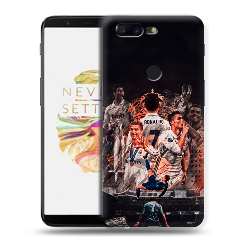 Силиконовый чехол на OnePlus 5T с принтом Реал Роналдо Real Ronaldo Силиконовый чехол на OnePlus 5T с принтом Реал Роналдо Real Ronaldo
