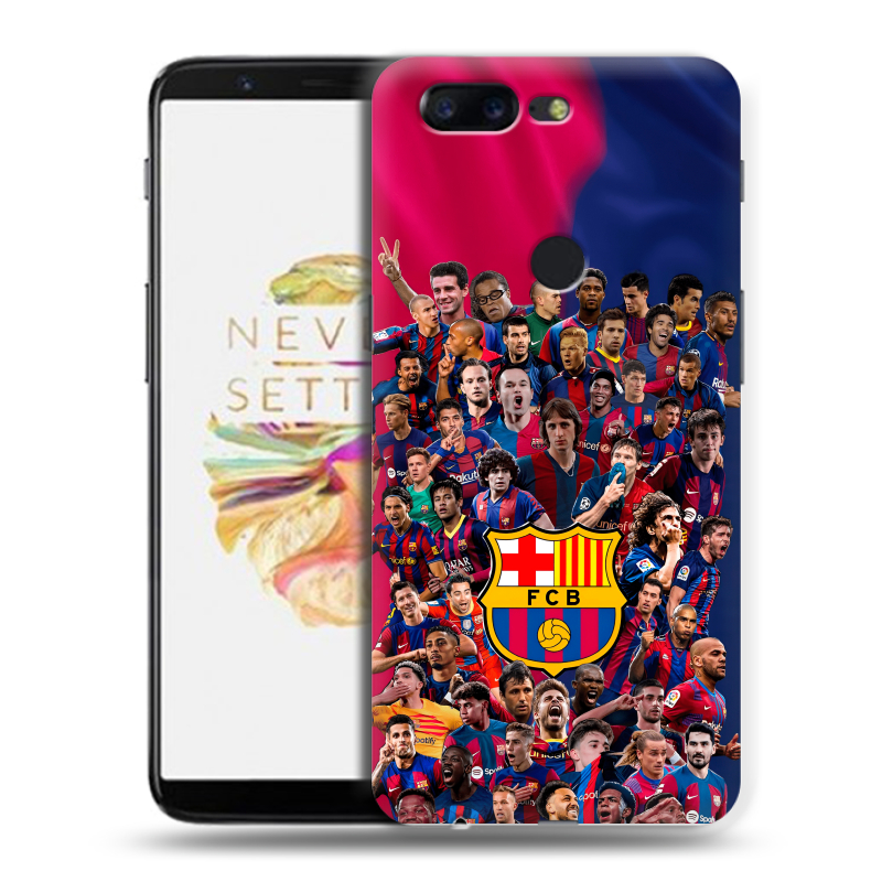 Пластиковый чехол на OnePlus 5T с принтом Барселона Barcelona Пластиковый чехол на OnePlus 5T с принтом Барселона Barcelona