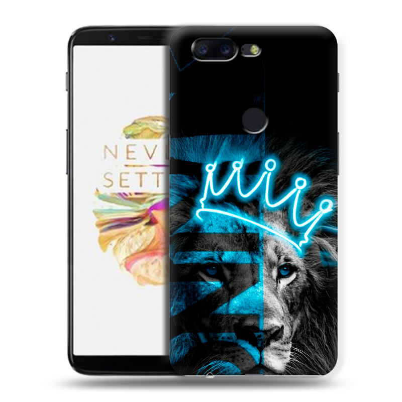 Силиконовый чехол на OnePlus 5T с принтом Король лев Силиконовый чехол на OnePlus 5T с принтом Король лев