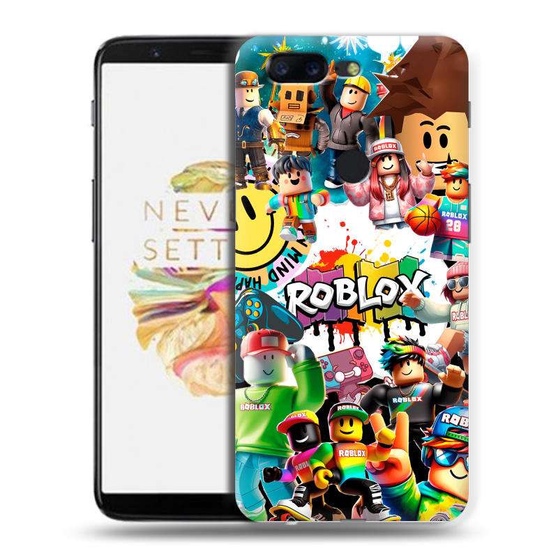Силиконовый чехол на OnePlus 5T с принтом Roblox Роблокс Силиконовый чехол на OnePlus 5T с принтом Roblox Роблокс