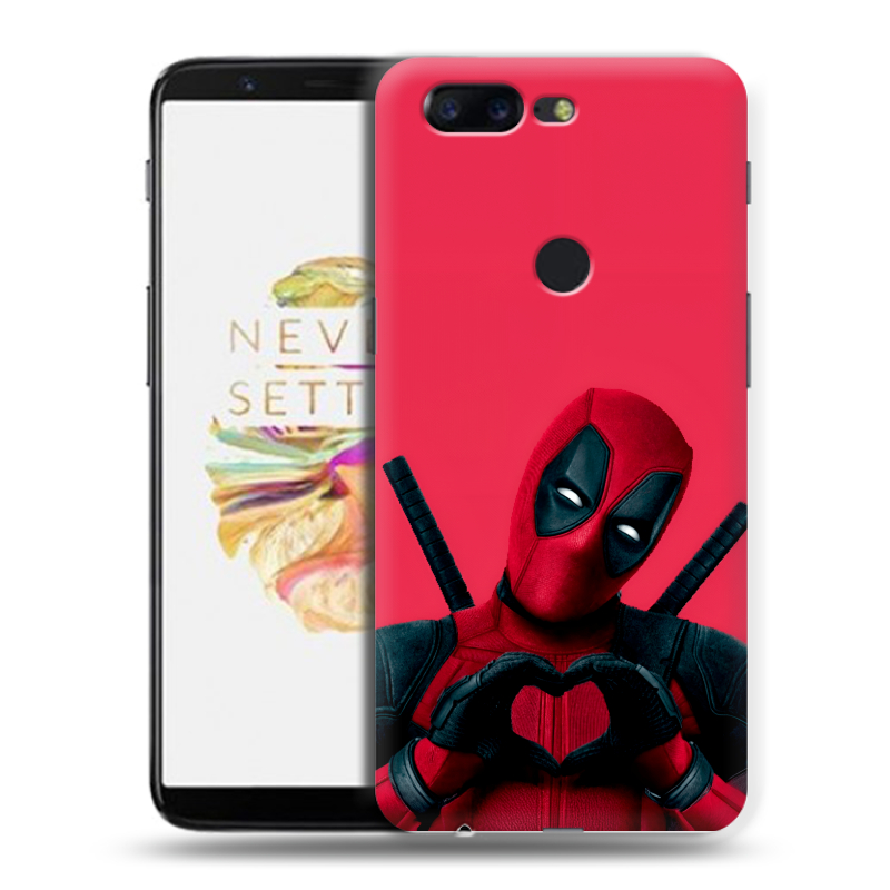 Силиконовый чехол на OnePlus 5T с принтом Дедпул Deadpool Силиконовый чехол на OnePlus 5T с принтом Дедпул Deadpool