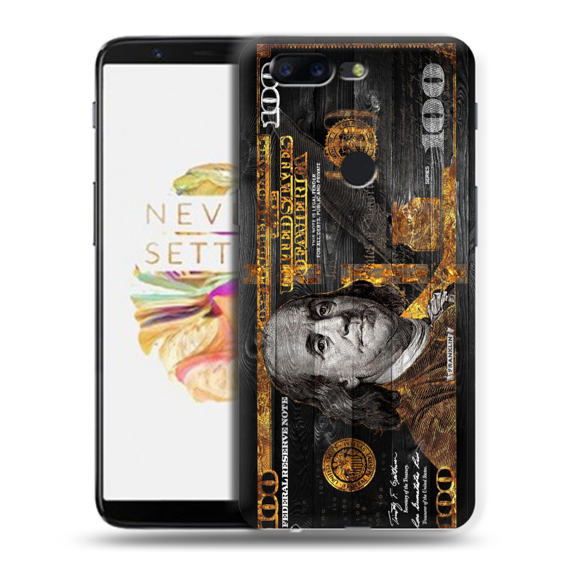 Пластиковый чехол на OnePlus 5T с принтом Доллар деньги Пластиковый чехол на OnePlus 5T с принтом Доллар деньги