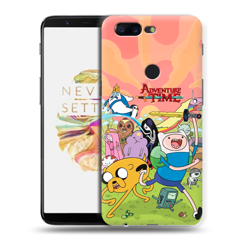 Силиконовый чехол на OnePlus 5T с принтом Adventure time Время приключений Силиконовый чехол на OnePlus 5T с принтом Adventure time Время приключений