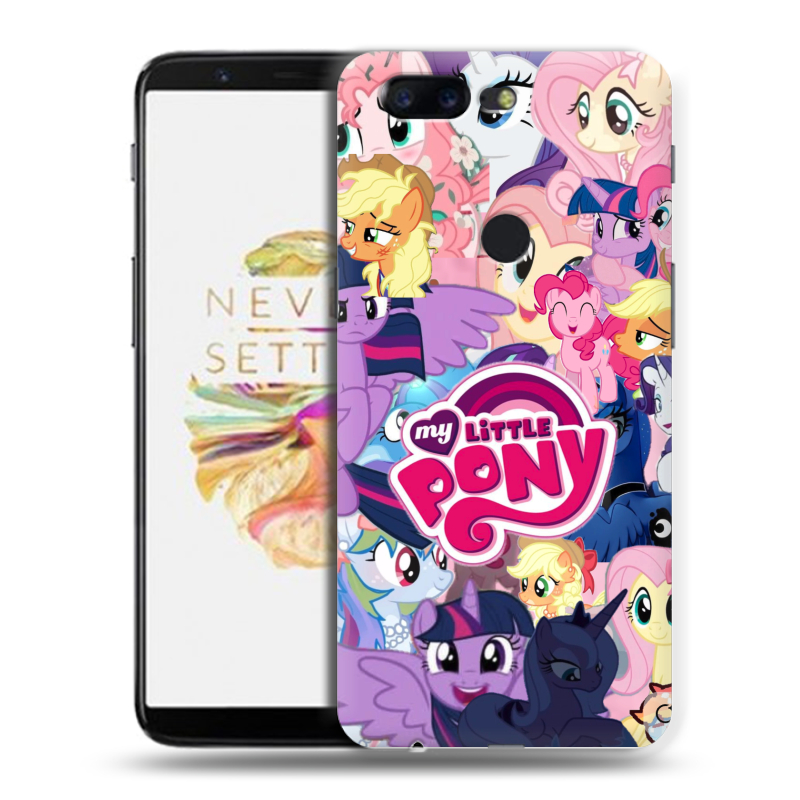 Силиконовый чехол на OnePlus 5T с принтом My little pony Дружба чудо Силиконовый чехол на OnePlus 5T с принтом My little pony Дружба чудо