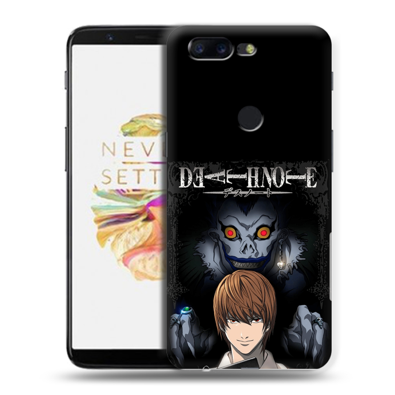 Силиконовый чехол на OnePlus 5T с принтом Death note Тетрадь смерти Силиконовый чехол на OnePlus 5T с принтом Death note Тетрадь смерти