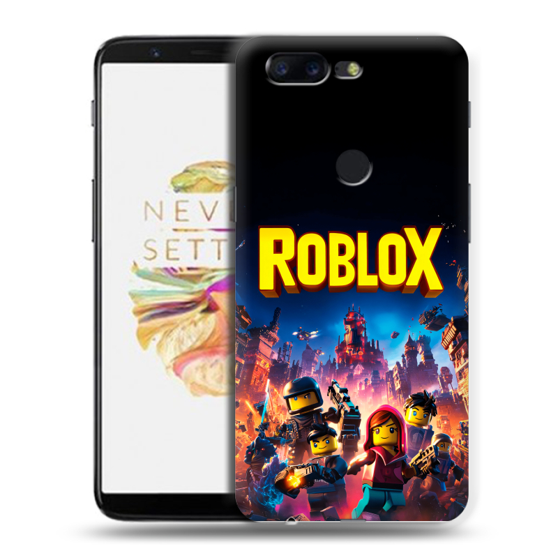 Силиконовый чехол на OnePlus 5T с принтом Roblox Роблокс Силиконовый чехол на OnePlus 5T с принтом Roblox Роблокс