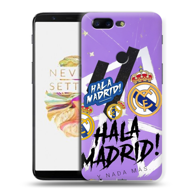 Силиконовый чехол на OnePlus 5T с принтом Real Madrid Реал Мадрид Силиконовый чехол на OnePlus 5T с принтом Real Madrid Реал Мадрид