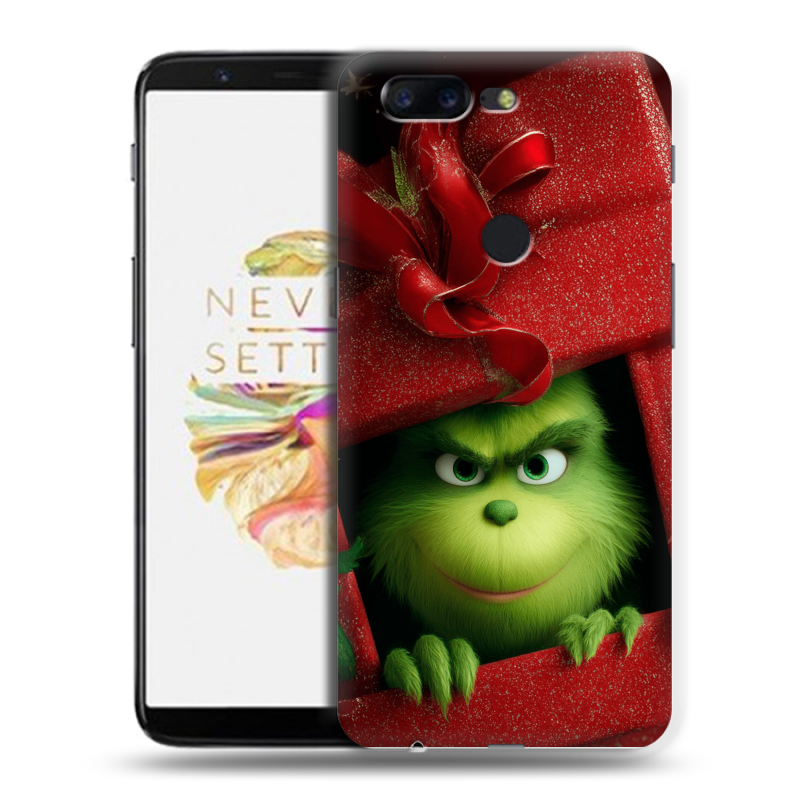 Силиконовый чехол на OnePlus 5T с принтом Новый год Силиконовый чехол на OnePlus 5T с принтом Новый год