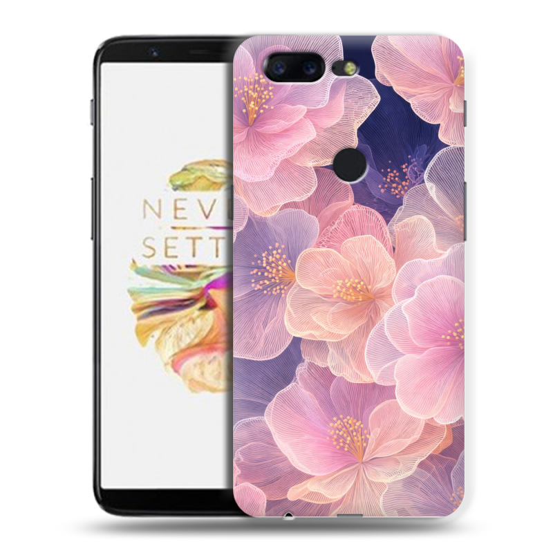 Силиконовый чехол на OnePlus 5T с принтом женский Силиконовый чехол на OnePlus 5T с принтом женский