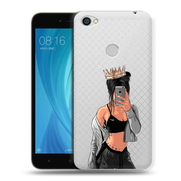Силиконовый чехол на Xiaomi RedMi Note 5A Prime с принтом Женские принты Силиконовый чехол на Xiaomi RedMi Note 5A Prime с принтом Женские принты