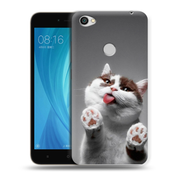 Силиконовый чехол на Xiaomi RedMi Note 5A Prime с принтом Коты Силиконовый чехол на Xiaomi RedMi Note 5A Prime с принтом Коты