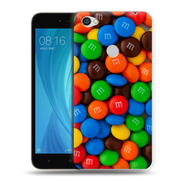 Силиконовый чехол на Xiaomi RedMi Note 5A Prime с принтом Конфеты Силиконовый чехол на Xiaomi RedMi Note 5A Prime с принтом Конфеты
